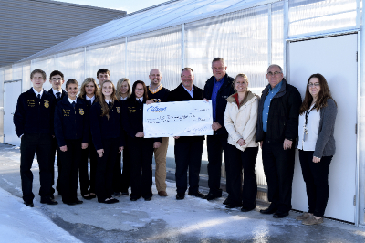 Citizens Bank Minnesota donates $3,000 to ISD #88 Greenhouse Project Fund